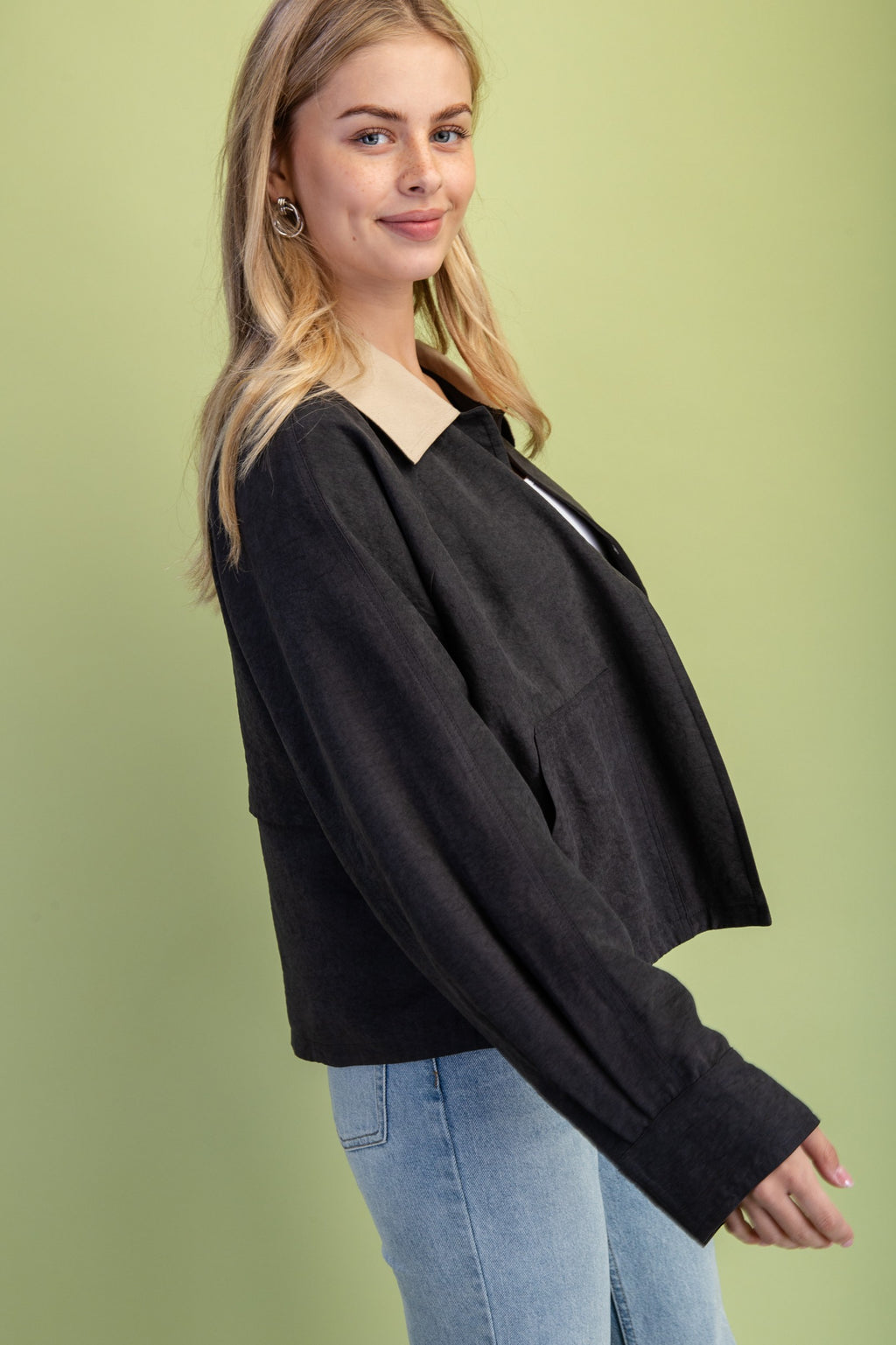 Snap Closure Jacket