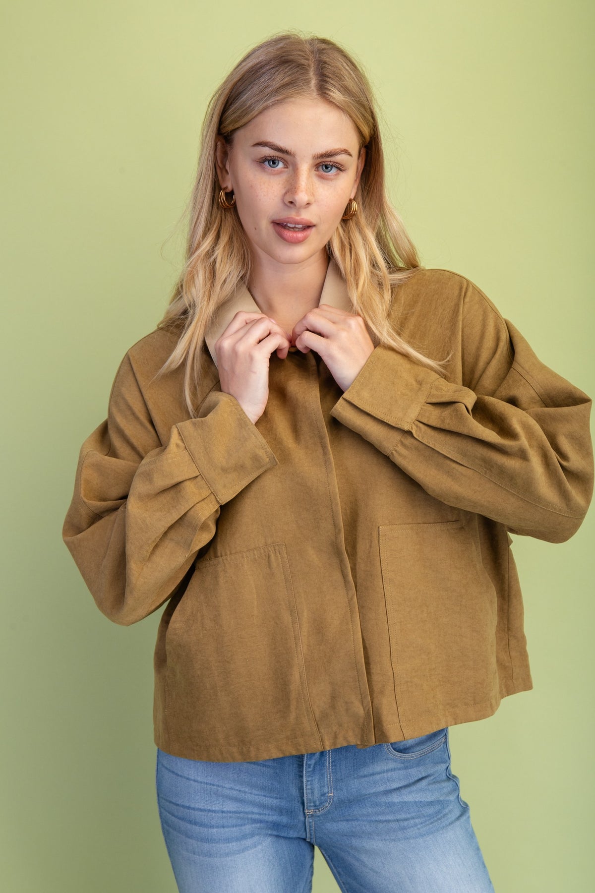 Snap Closure Jacket